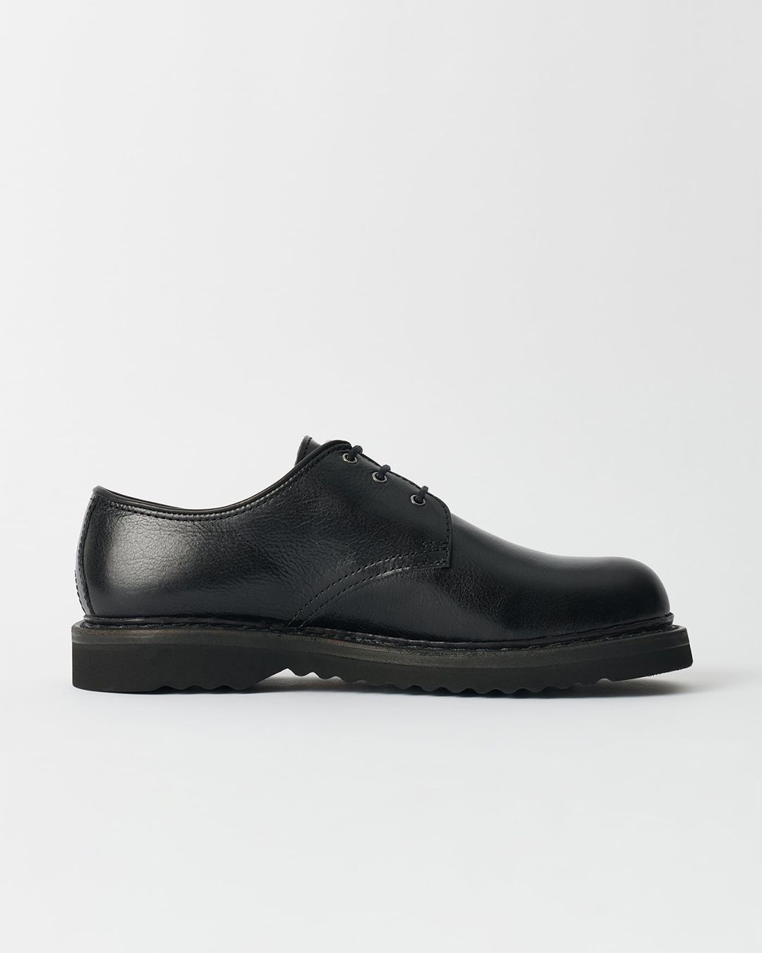 TRAMPLER SHOE  Black Supple Cow Hide