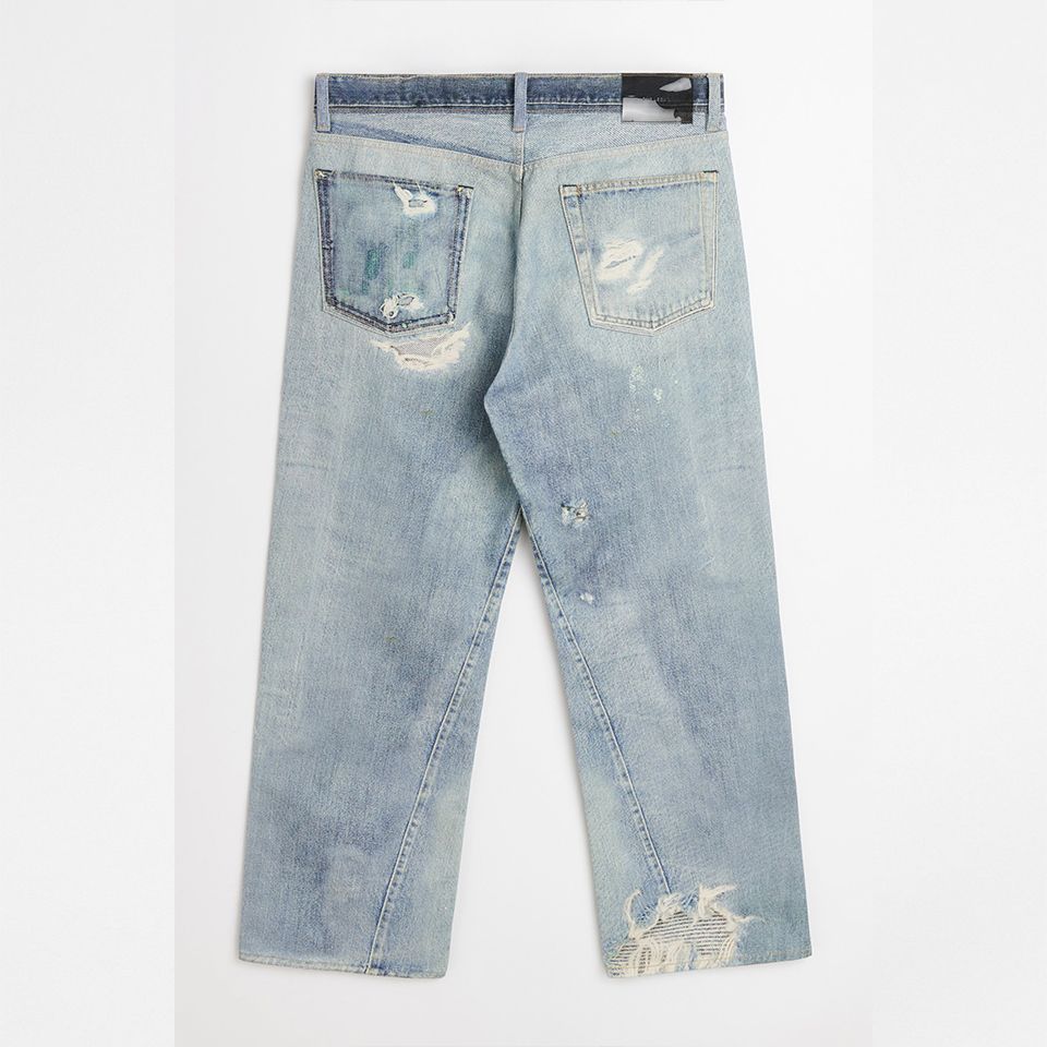 OUR LEGACY - THIRD CUT Digital Denim Print | River
