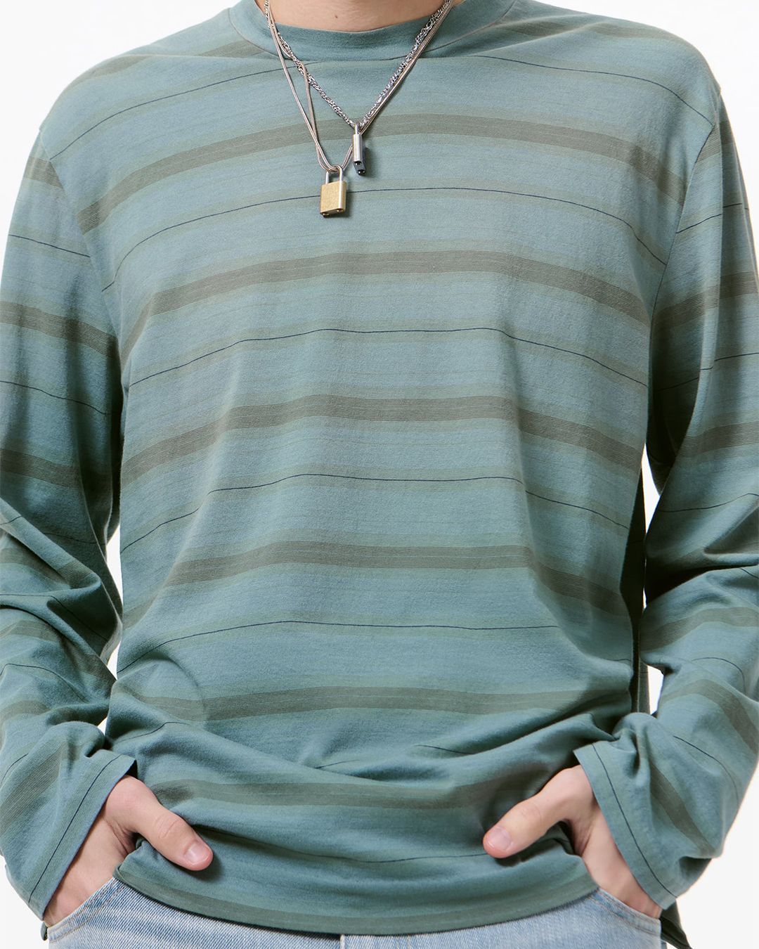 BOX LONGSLEEVE  Spray Fade Ghost Stripe