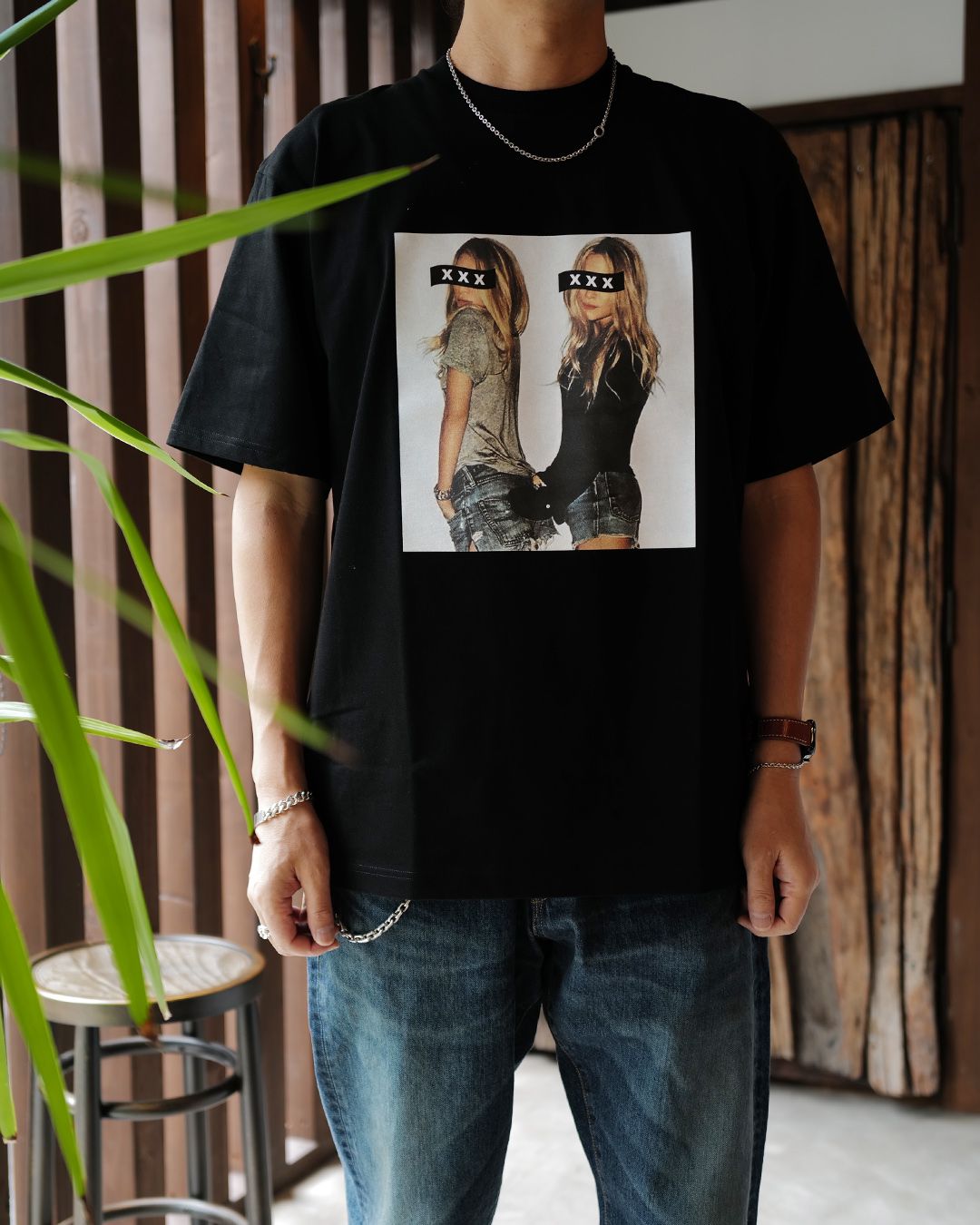 GX-S26-ST-19  T-SHIRT   [BLACK]