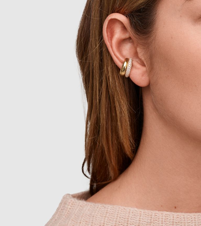 TOMWOOD - Ear Cuff Slim Zirconia Gold / イヤーカフ (ジルコニア 