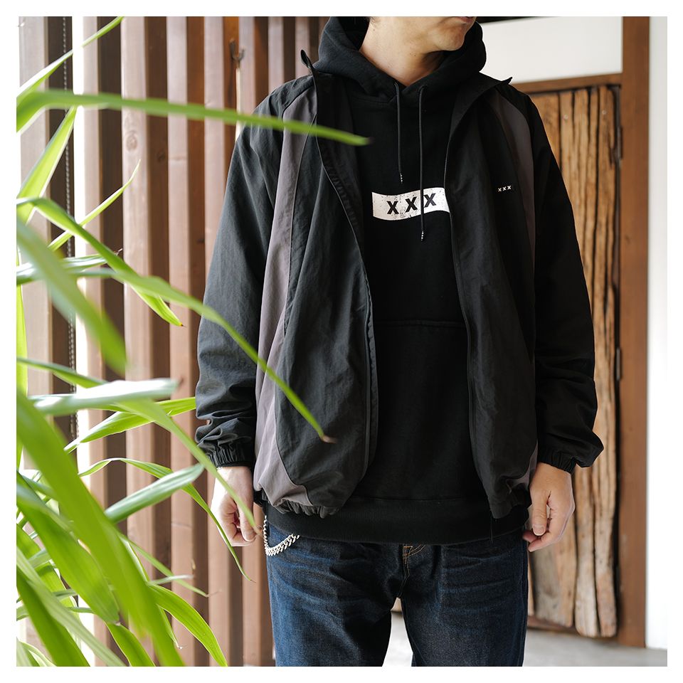 【GOD SELECTION XXX】HOODIE / BLACK 要在庫確認 GOD SELECTION XXX(ゴッドセレクショントリプルエックス