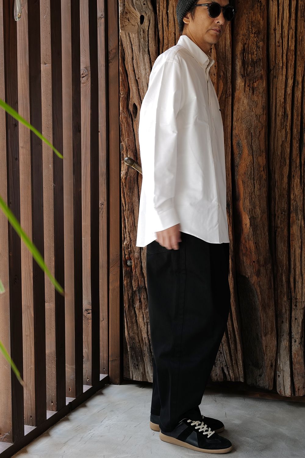 Maison Margiela コットントラウザーズ ブラック