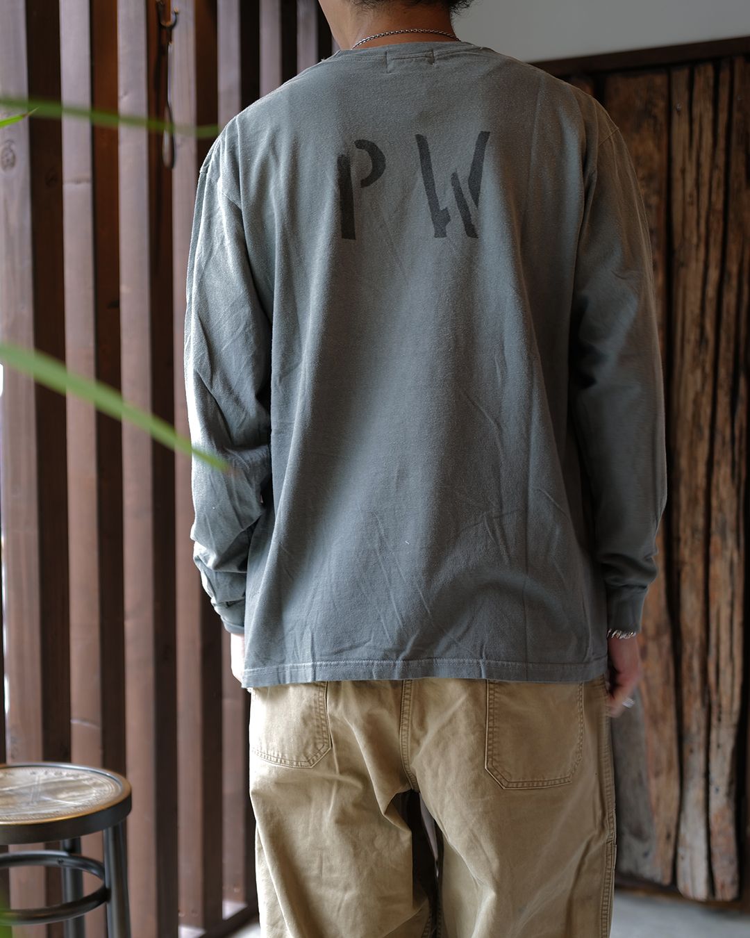BWU-WLP / WEATHERED LS TEE – PW