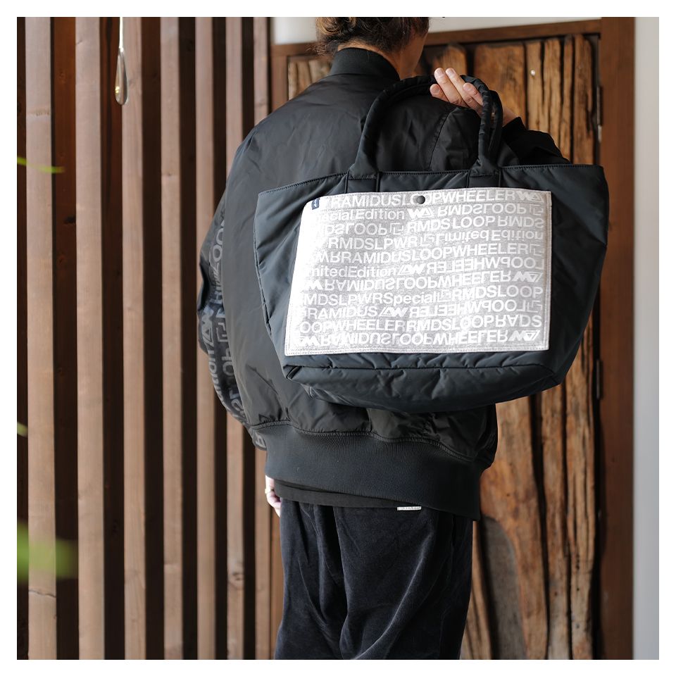 TOTE BAG (L) 【LOOPWHEELER × RAMIDUS】