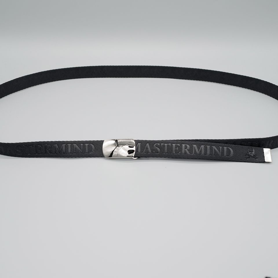 mastermind JAPAN - 【MASTERMIND WORLD】 TAPE BELT BLACK | River