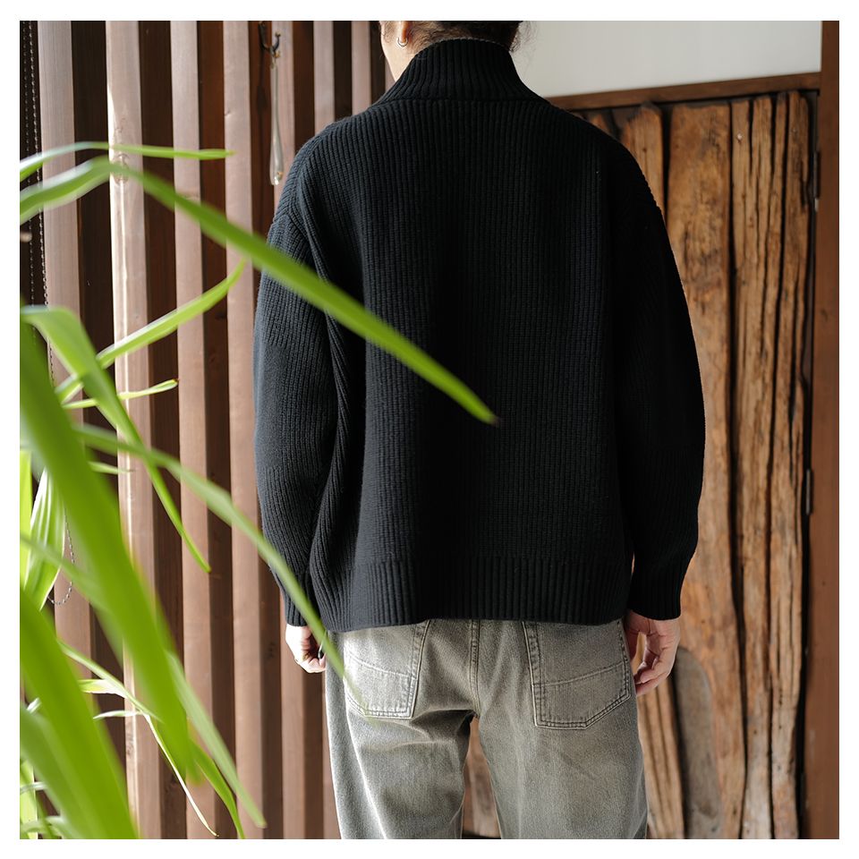 ドライバーズニット[BLACK]