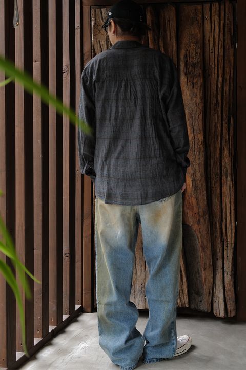 OUR LEGACY 【ABOVE SHIRT Bazaar Check Breeze Weave】