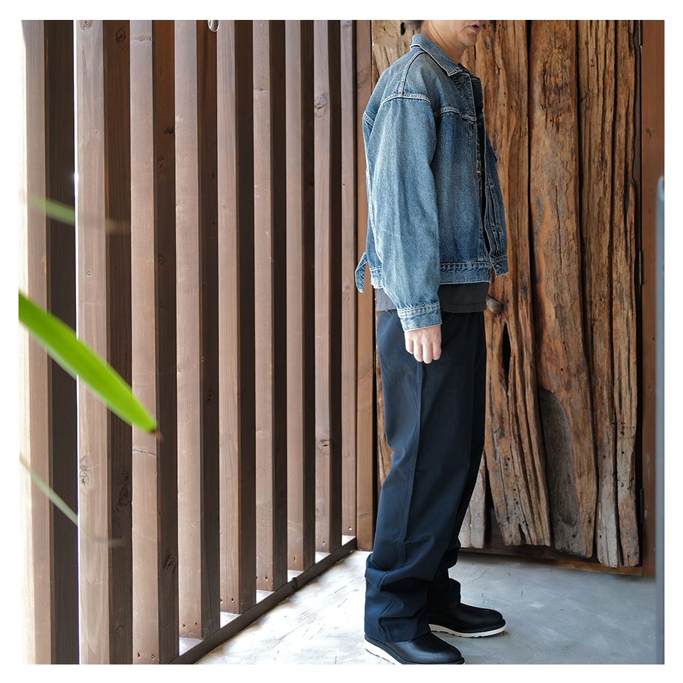 MINEDENIM - Washed Chino Type TRS Navy | River