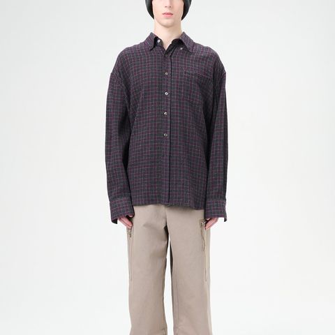 BORROWED BD SHIRT   Sophomore Check Rural Wool