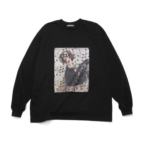 GX-S25-LT-01  LONG SLEEVE T-SHIRT   BLACK