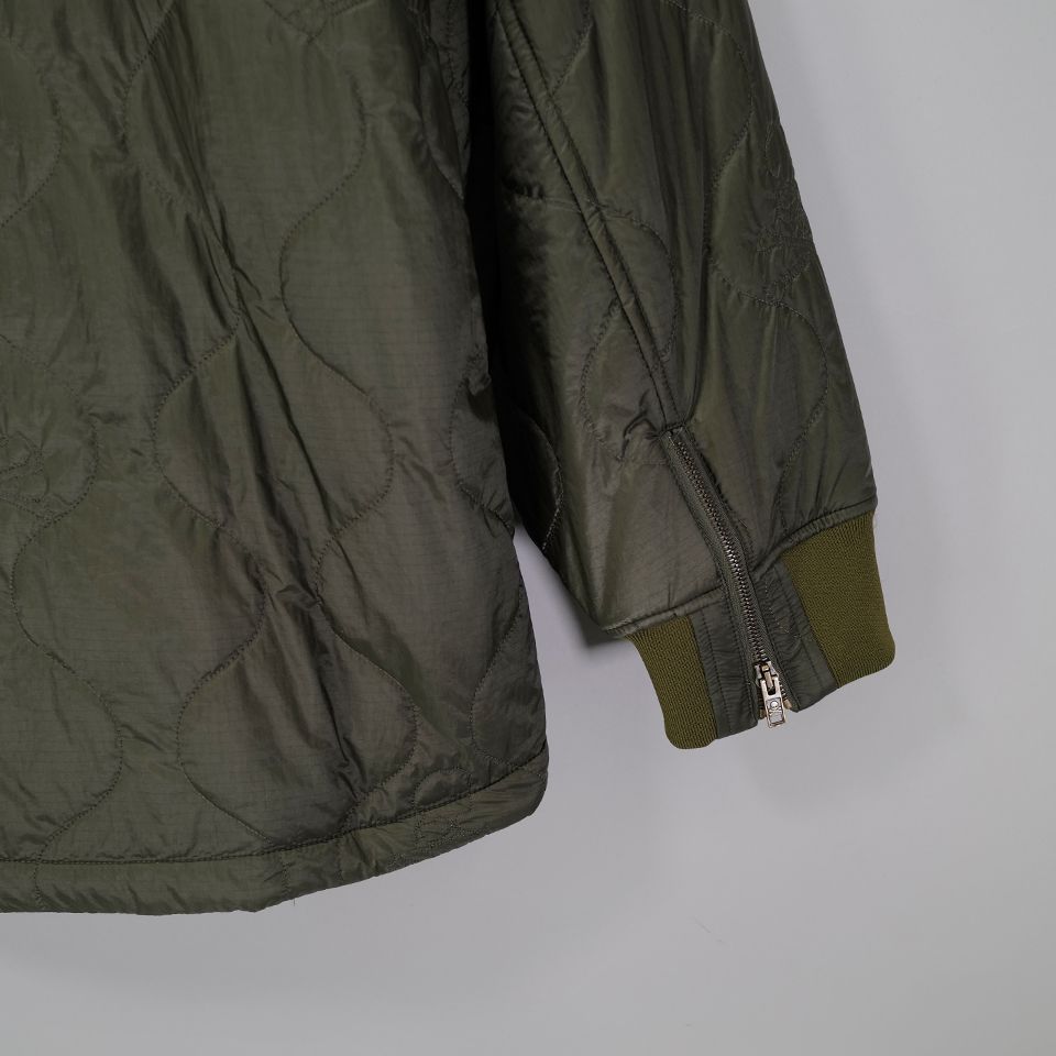 【MASTERMIND WORLD】 QUILTED JACKET  OLIVE