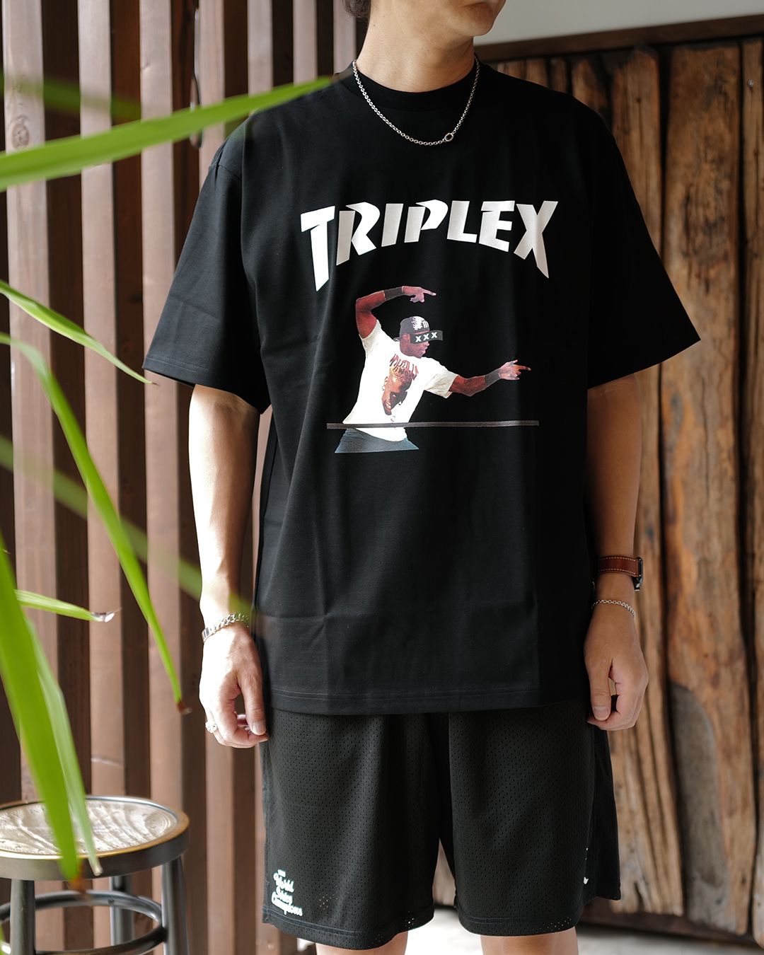 GX-S26-ST-18  T-SHIRT   [BLACK]