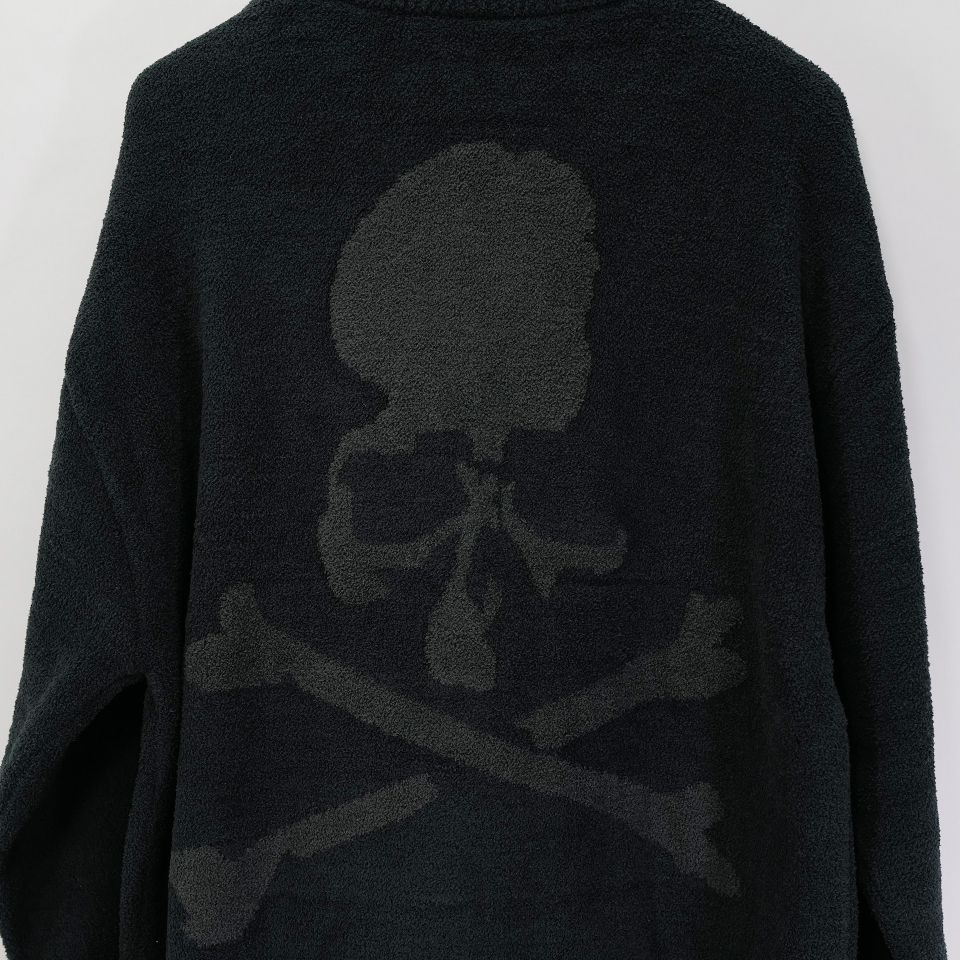 【MASTERMIND WORLD】 LOUNGE FULL-ZIP TRACK JACKET BLACK x CHARCOAL