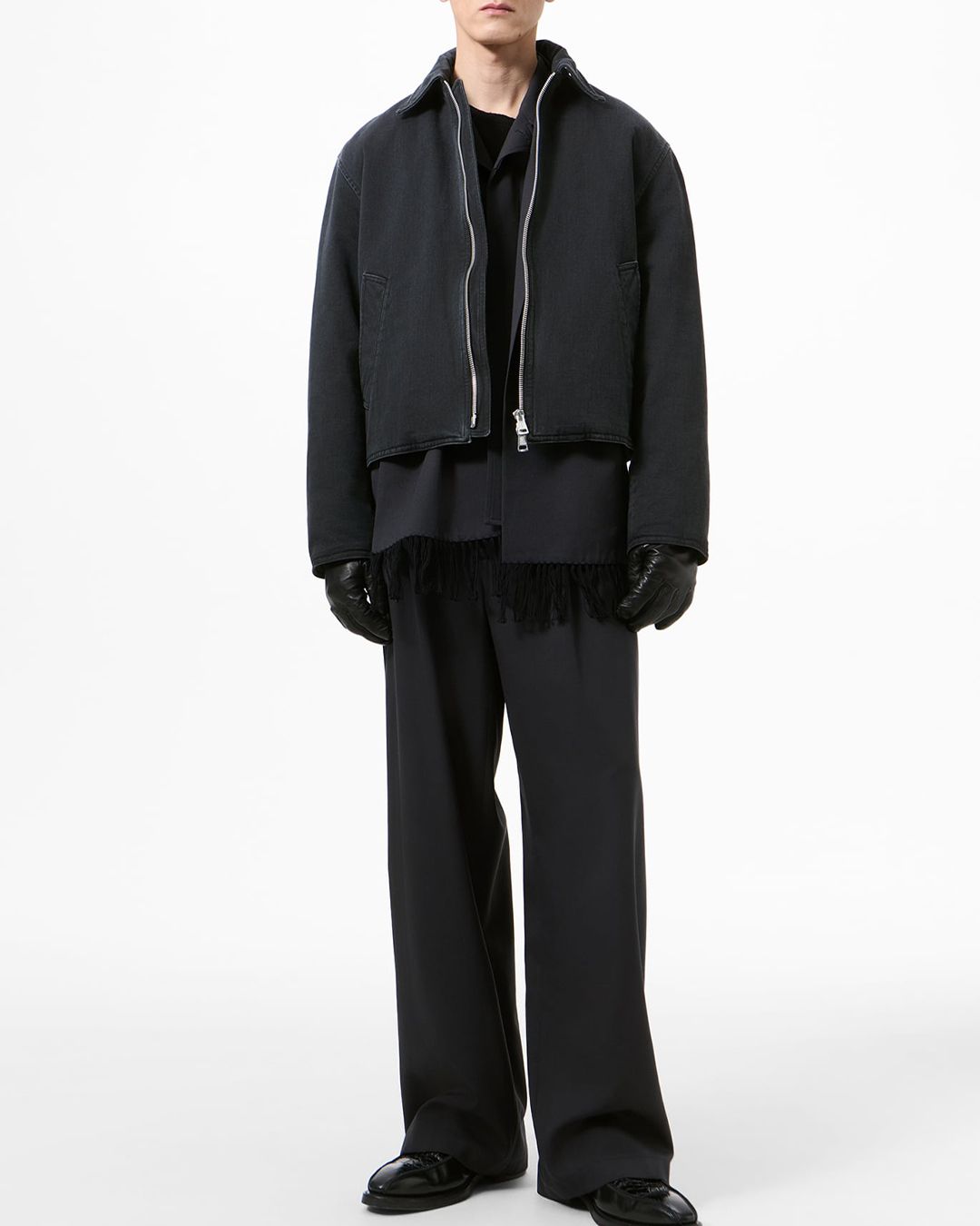 SLIGHT JACKET   Enzyme Obsidian Field Sateen