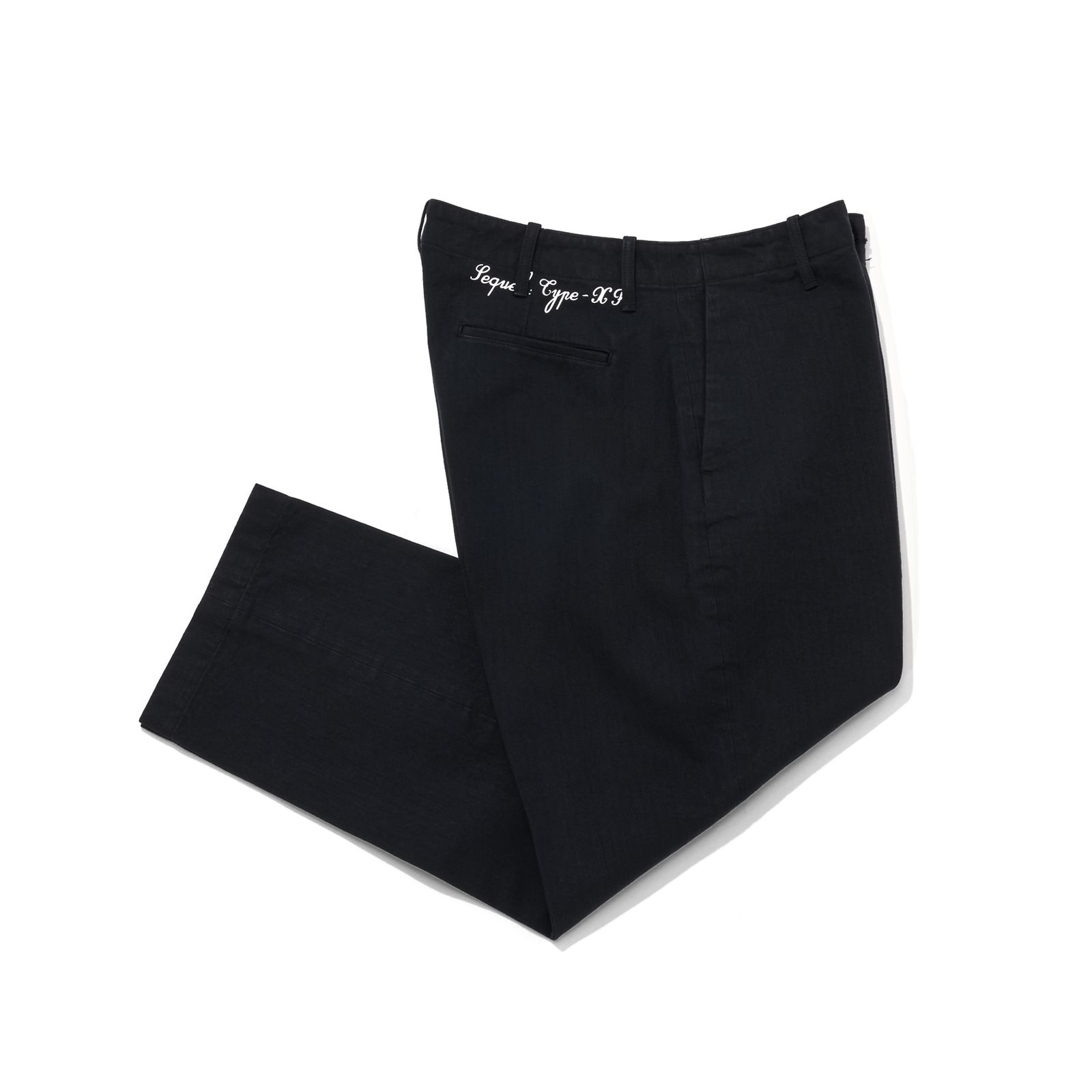 CHINO PANTS (TYPE-XF)  BLACK