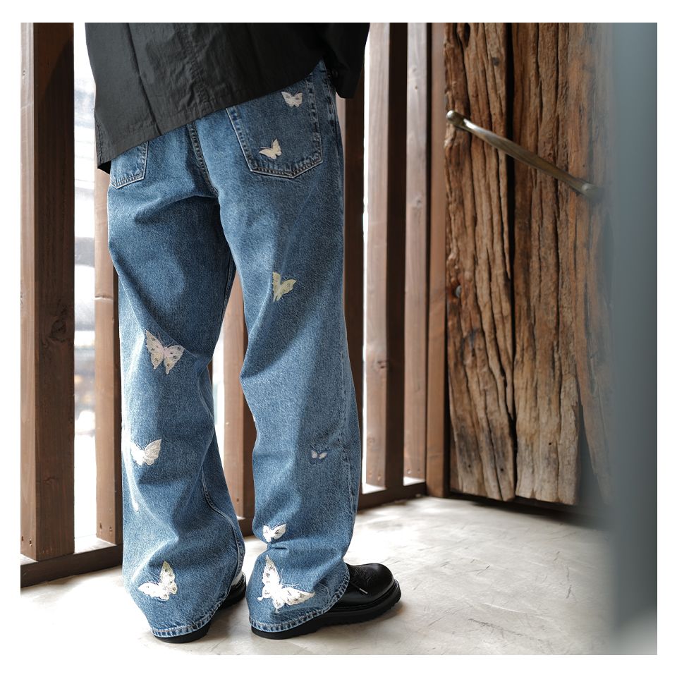 OUR LEGACY - VAST CUT Indigo Butterfly | River OUR LEGACY - VAST CUT Indigo Butterfly | River