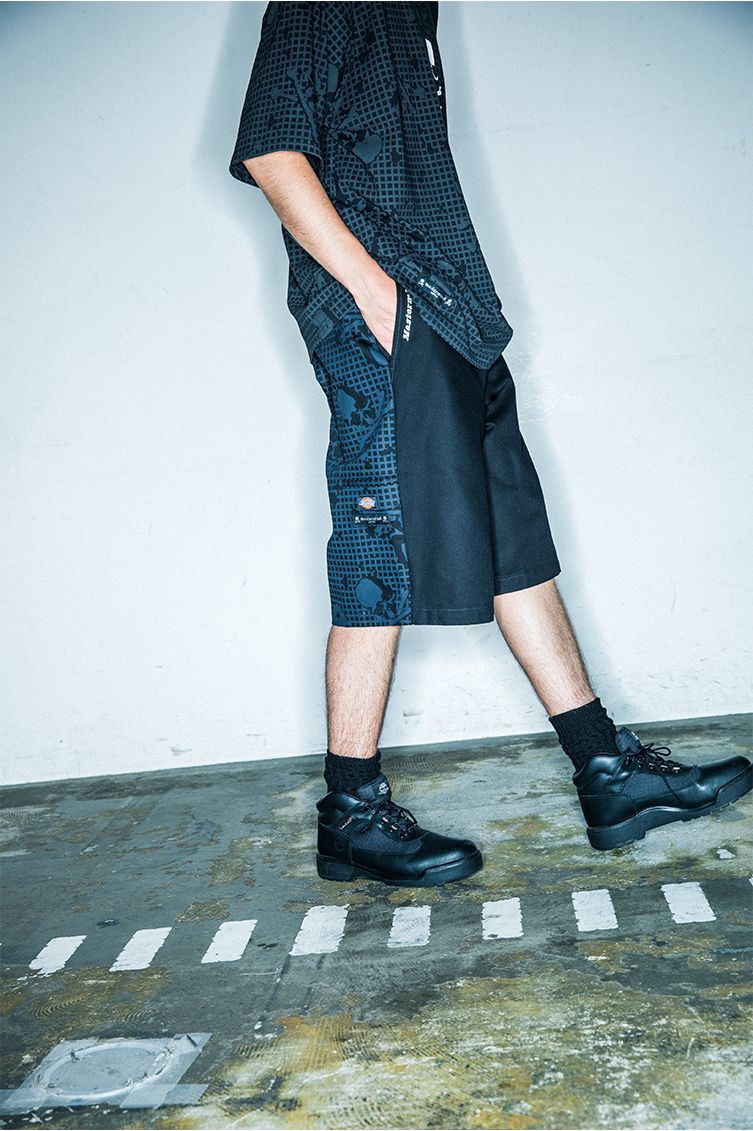 x Dickies NIGHT CAMO SS TEE Black