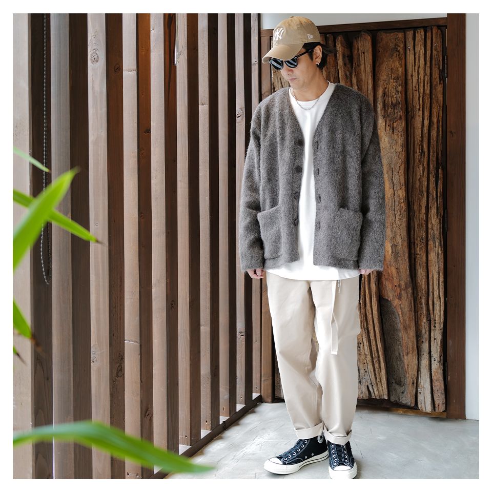 OUR LEGACY - CARDIGAN Mole Grey Mohair | River