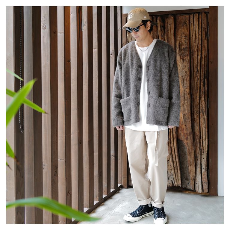 OUR LEGACY - CARDIGAN Mole Grey Mohair | River