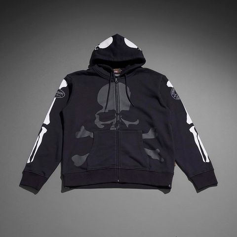 【MASTERMIND WORLD】 x VANSON  BONE HOODIE REGULAR FIT
