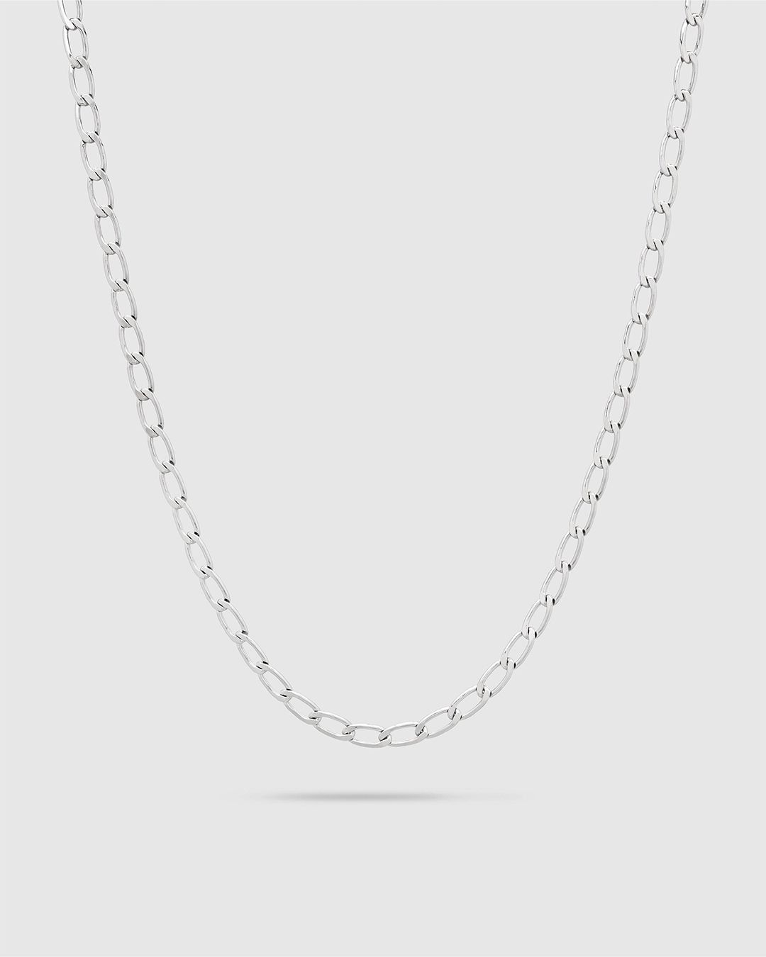 Arlo Chain Medium 20.5Inch / カーブ チェーン スリム ネックレス