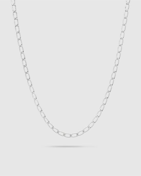 Arlo Chain Medium 18Inch / カーブ チェーン スリム ネックレス