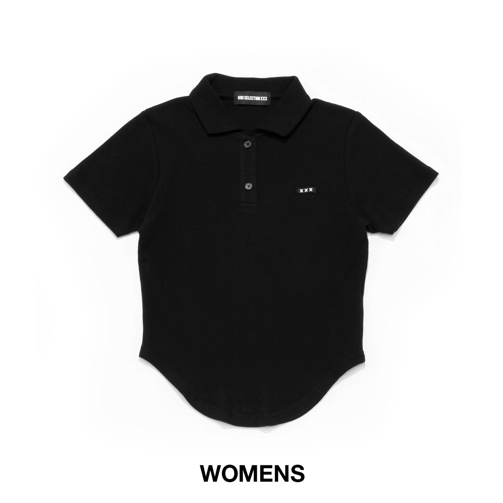 22ss GOD SELECTION XXX ポロシャツ ブラック XL 付属有 GOD SELECTION XXX - GX-S25-LT-01 LONG SLEEVE T-SHIRT BLACK