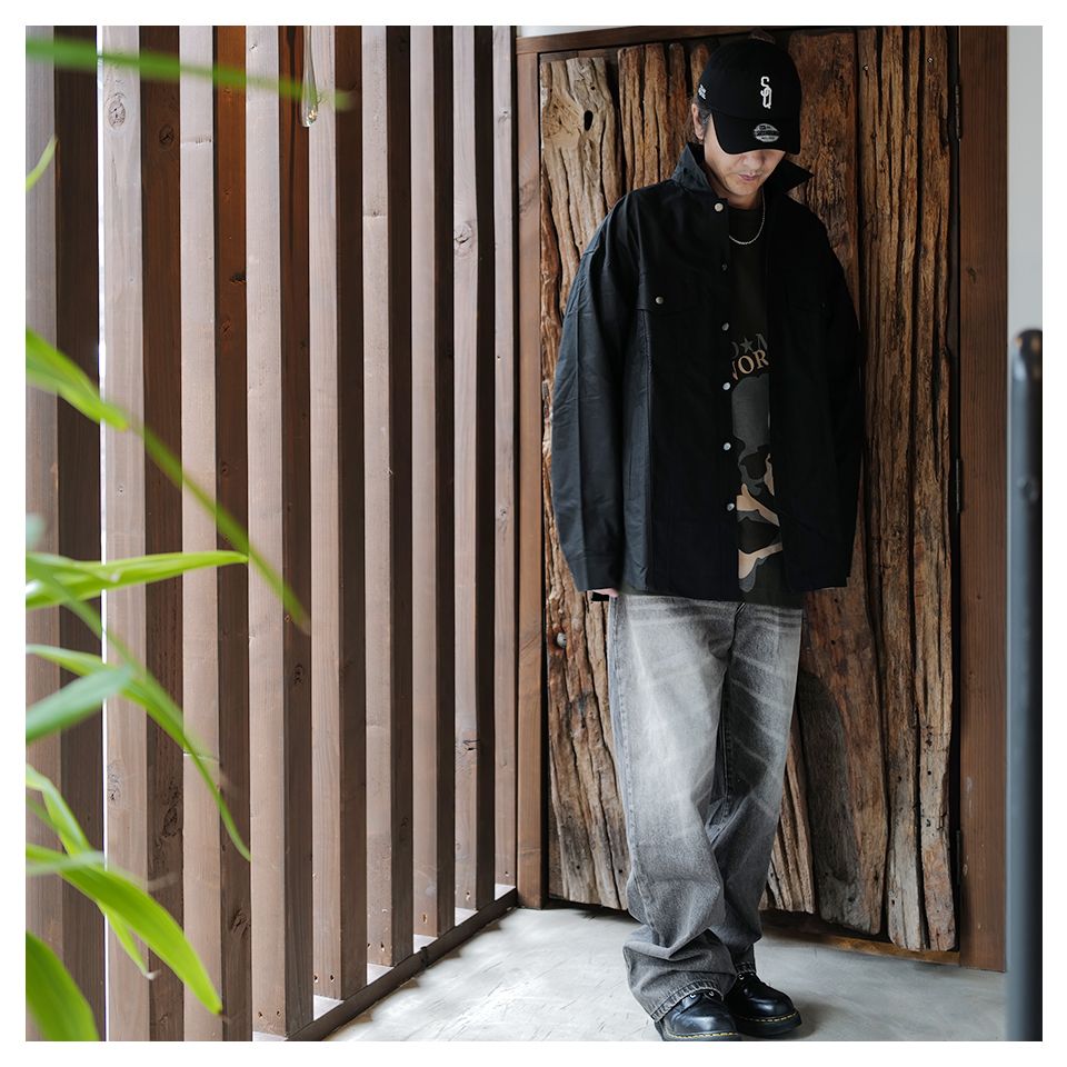 【mastermindJAPAN】 LS OXFORD SHIRT BLACK
