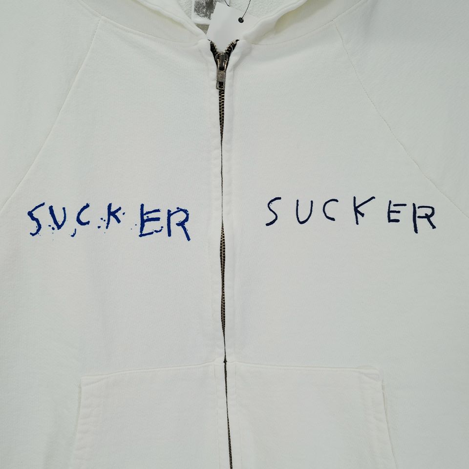 SUCKER, zipup  White