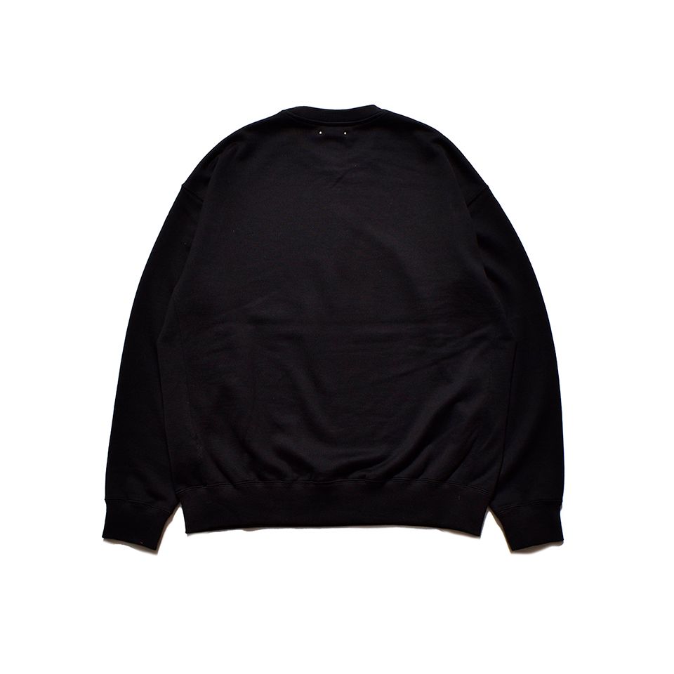 MINEDENIM - Basic Crewneck Sweat SH BLACK | River