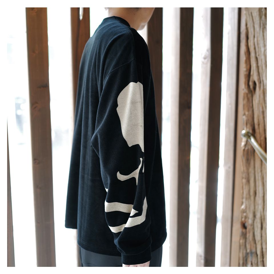 Last1 M 【mastermindJAPAN】 VELOUR LS TEE   BLACK