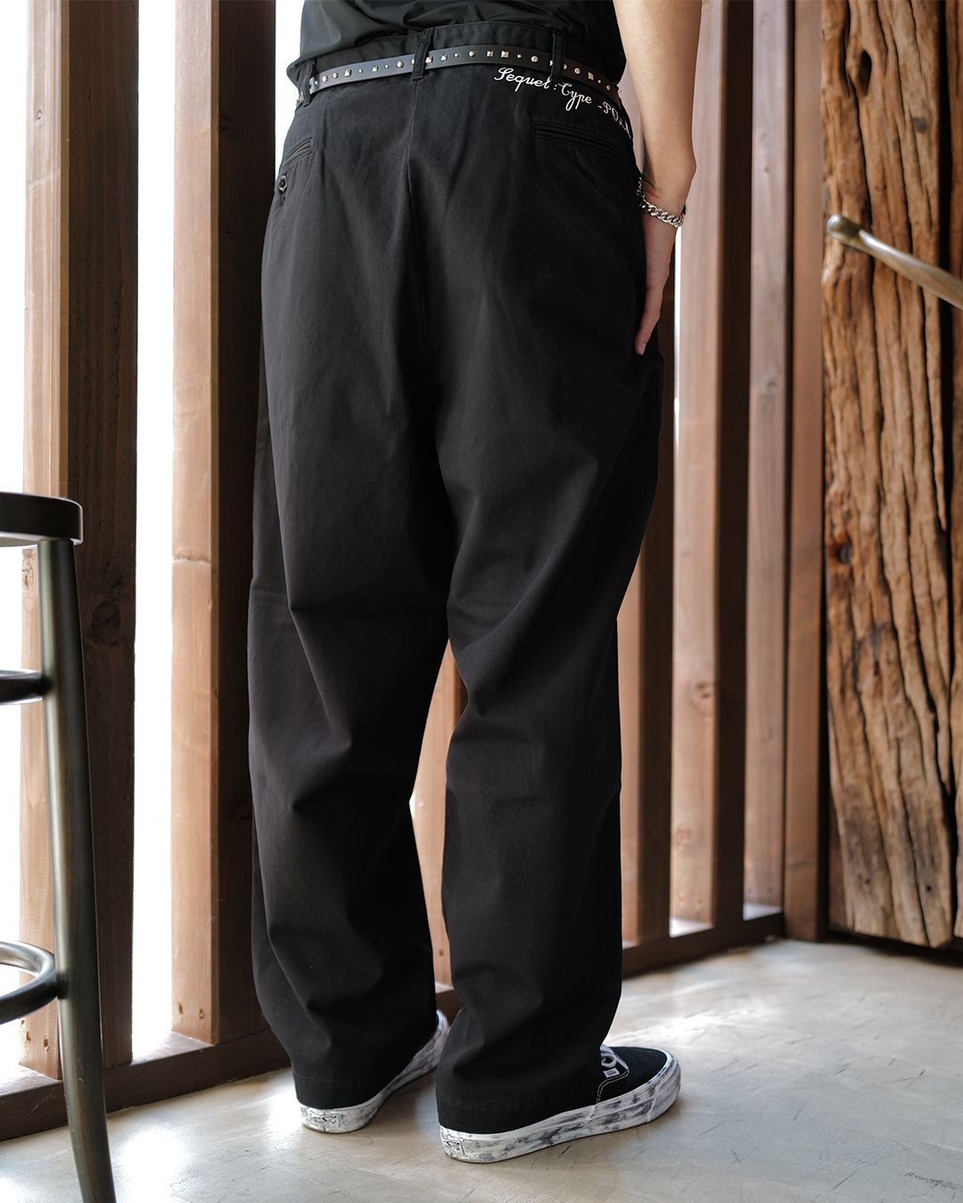TUCK PANTS (TYPE-POLO)  [BLACK]