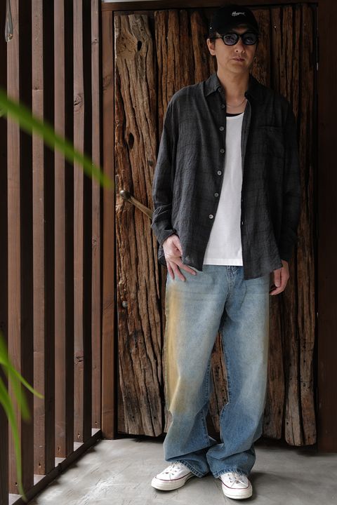 OUR LEGACY 【ABOVE SHIRT Bazaar Check Breeze Weave】