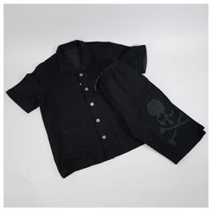 【MASTERMIND WORLD】 SHORT SLEEVE LOUNGE SET  Black