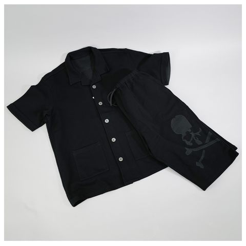 【MASTERMIND WORLD】 SHORT SLEEVE LOUNGE SET  Black