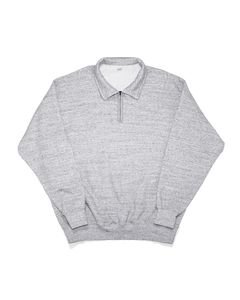 SQ-26AW-CS-01  HALF ZIP SWEAT  GRAY