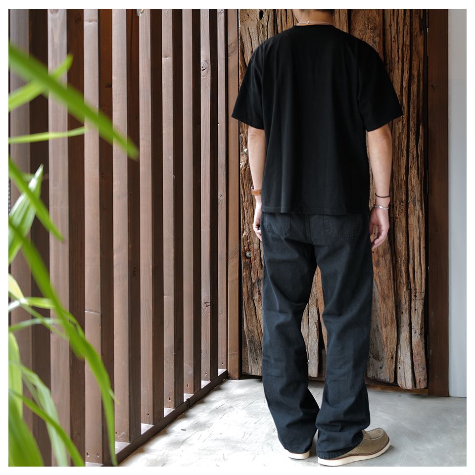 【MIYAGI HIDETAKA】 MH029 Work Pants BLACK