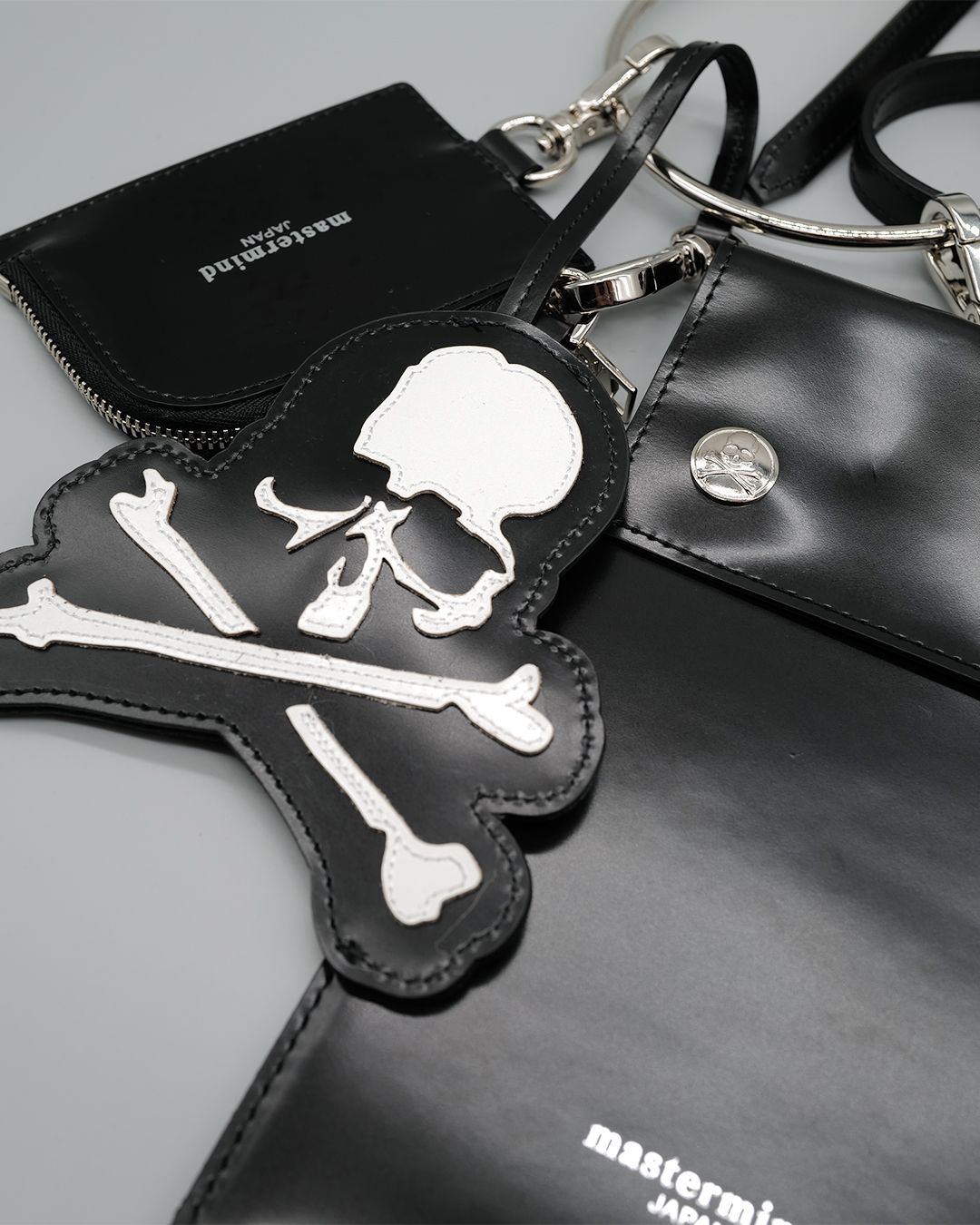 【mastermindJAPAN】 TRAVEL PASSPORT BAG  BLACK