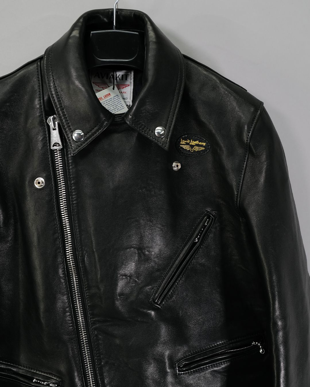 Cyclone -サイクロン- 【Tight-Fit】   (シープレザー / 裏地:ブラックニット)Black