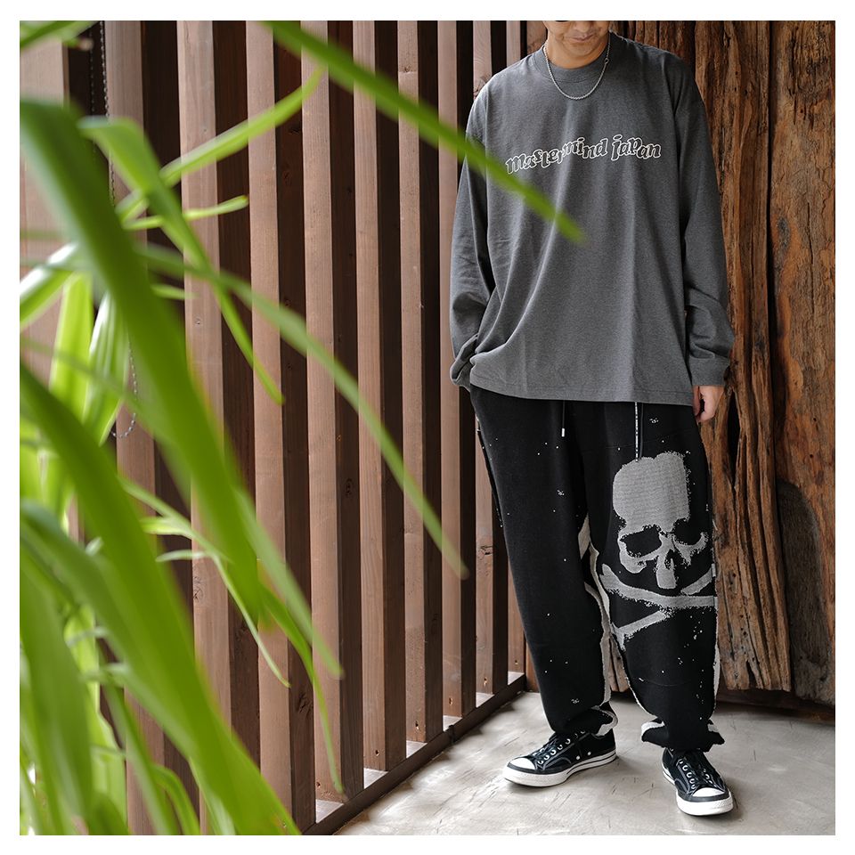 【mastermindJAPAN】 FOAMY LS TEE  TOP GRAY