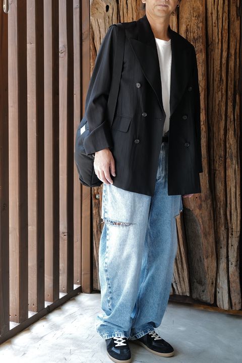 Margiela デニムジーンズ スラッシュディテール