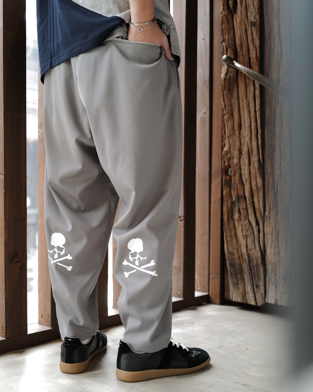 【mastermindJAPAN】 WIDE JERSEY TROUSERS  Gray
