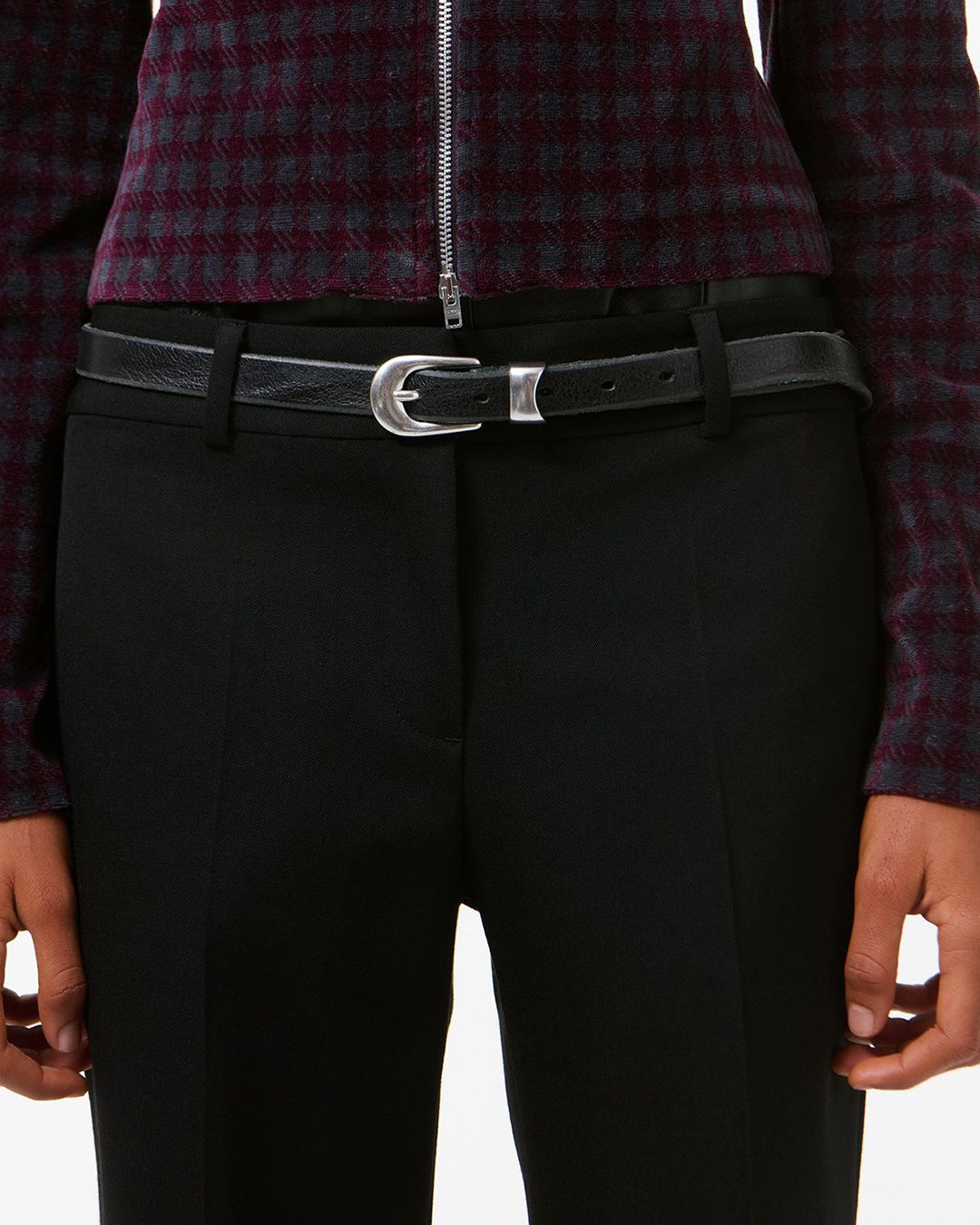 2 CM BELT Black Lether