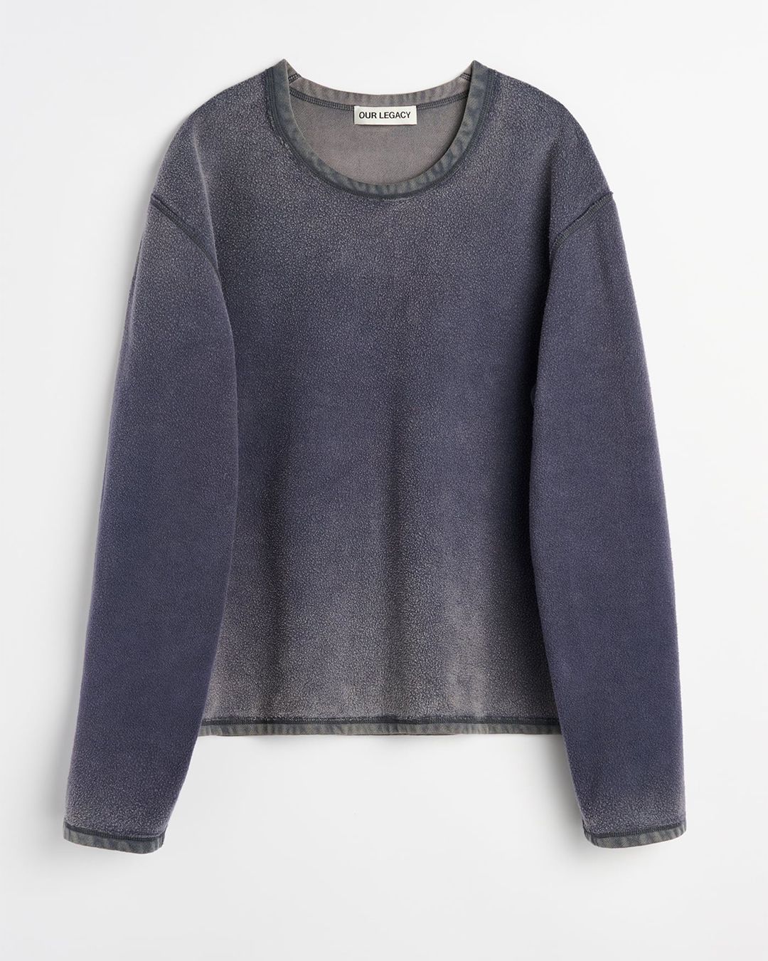 DOUBLE LOCK U NECK  Grape Alloy Star Fleece