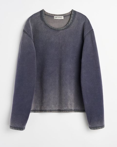DOUBLE LOCK U NECK  Grape Alloy Star Fleece