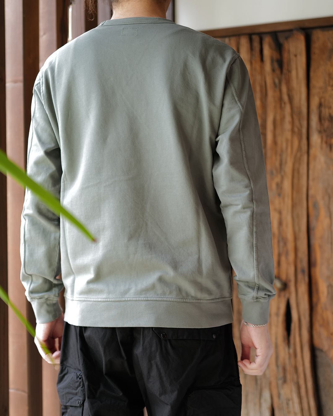 LIGHT FLEECE CREWNECK SWEATSHIRT Gunmetal