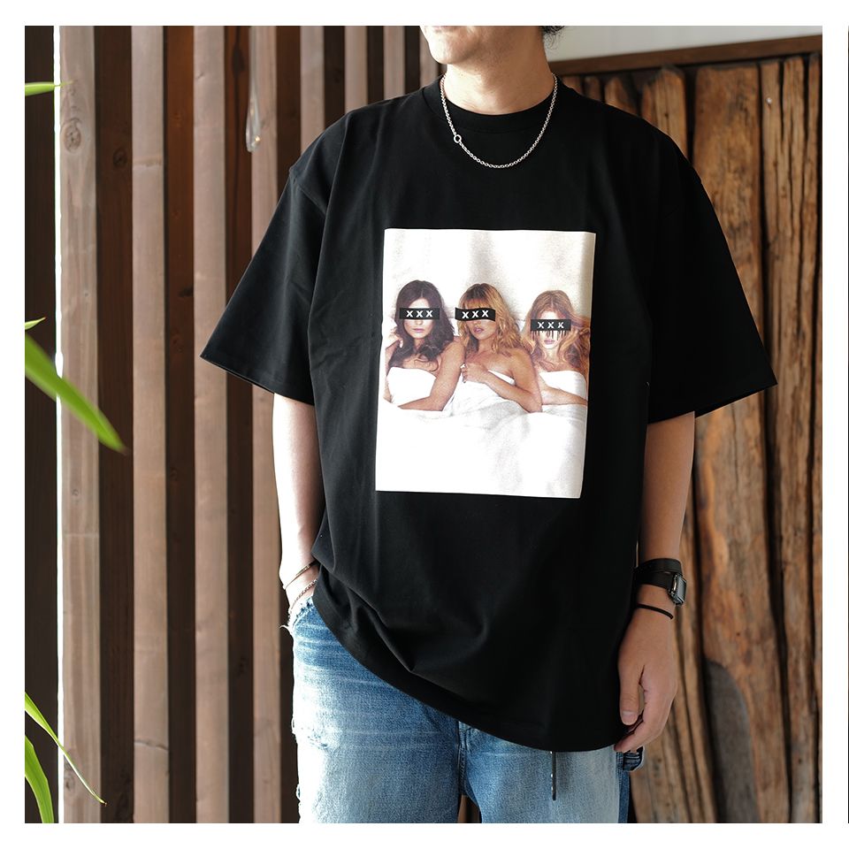 【LAST1 M】 GX-S25-ST-04   T-SHIRT   BLACK