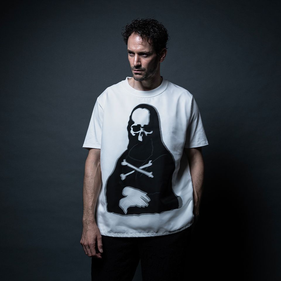 xTRIPPY ART  TEE MONALIZA  White