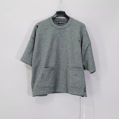 【mastermindJAPAN】 INTARSIA SS KNIT SWETER  GRAY